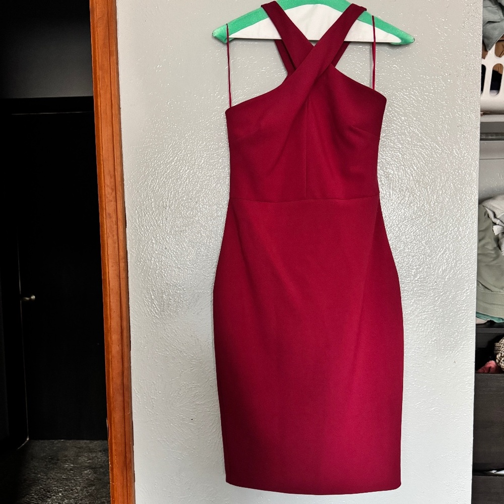 Likely Brand, Halter wine dress, Size 2